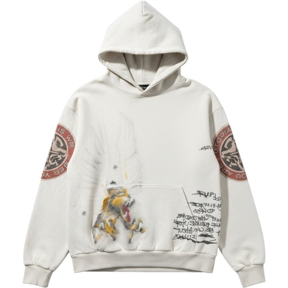 Travis Scott Utopia Circus Maximus Tour Hoodie Men's M White Hypebeast